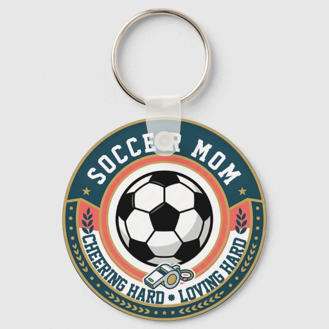 Chaveiro Mãe de Futebol Torcendo Amorosa (Frente)