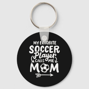Chaveiro Mãe de Futebolista Meu Jogador de Futebol Favorito