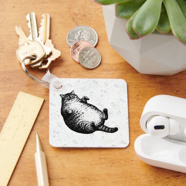 Chaveiro Mãe de Gato Eu Sou Mas Pele e Ossos Para Amante de (Mesa)