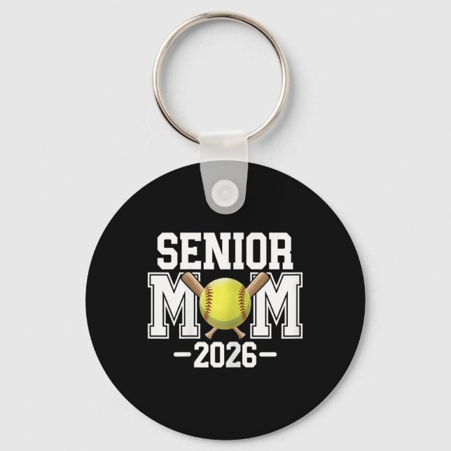 Chaveiro Mãe de Softbol Senior, Turma de 2026, Noite de For (Frente)