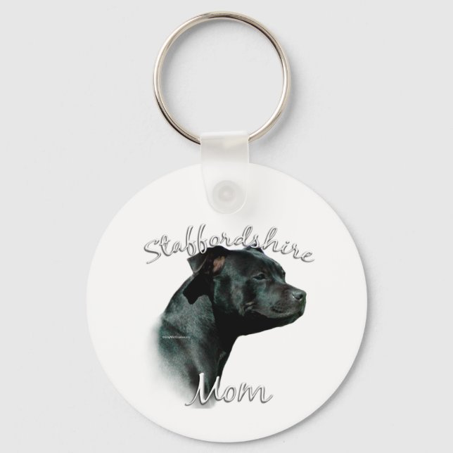 Chaveiro Mãe de Staffordshire Bull Terrier 2 (Frente)