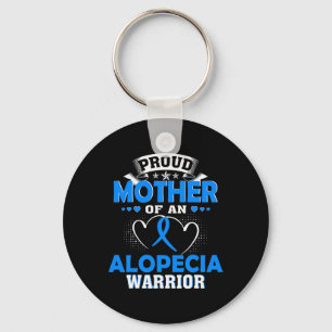 Chaveiro Mãe De Um Guerreiro Da Alopecia