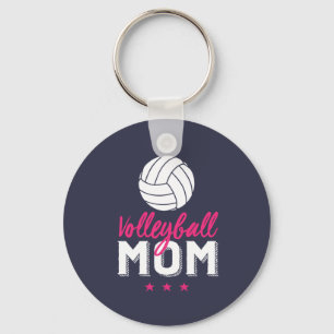 Chaveiro Mãe de Voleibol Orgulhosa Mãe do Jogador Esportivo