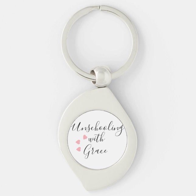 Chaveiro Mãe Desescolarizada Grace Hearts (Frente)