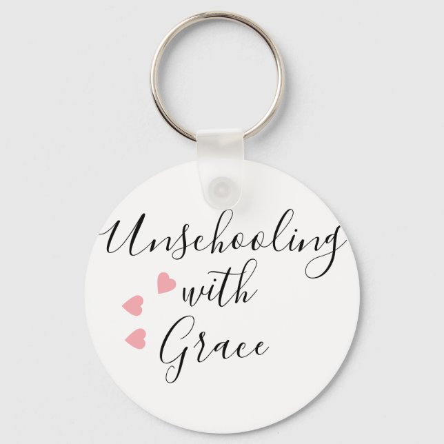 Chaveiro Mãe Desescolarizada Grace Hearts (Frente)
