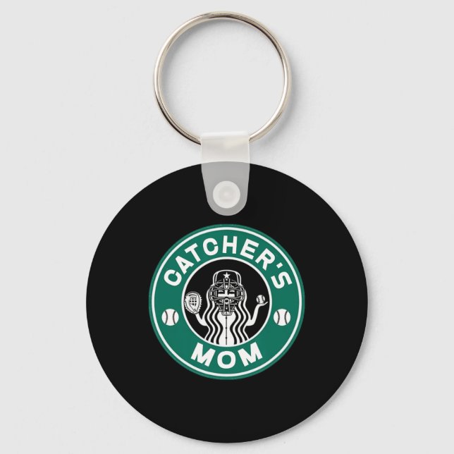 Chaveiro Mãe do Catcher Softll Para Mulheres Mãe de Softll  (Frente)