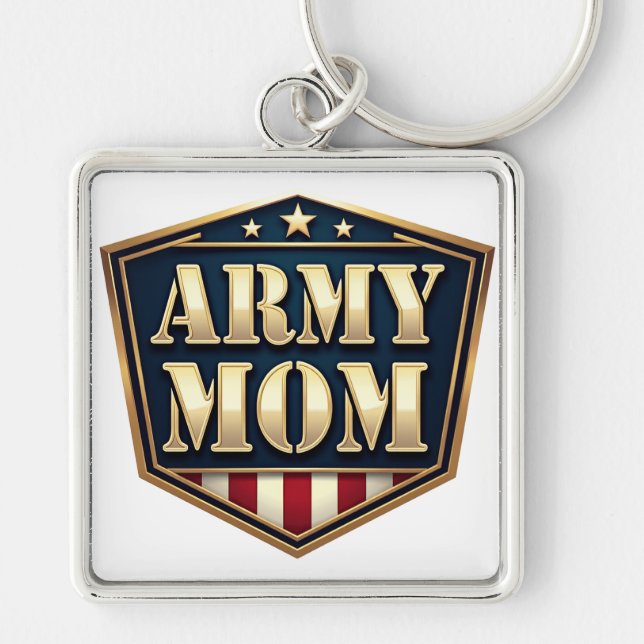 Chaveiro Mãe do Exército,  (Frente)