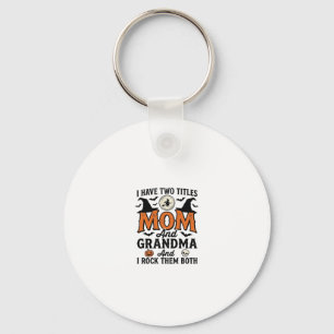 Chaveiro Mãe do Halloween Avó Camisa de Bruxa Vintage Desig
