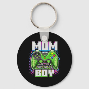 Chaveiro Mãe Do Menino De Aniversário Jogo De Vídeo Corresp