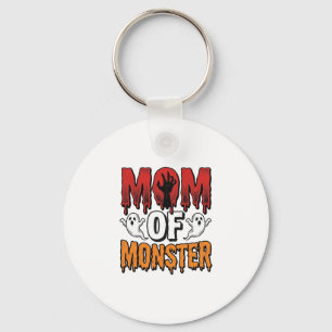 Chaveiro Mãe do Monstro Vintage Design de Camisa de Hallowe