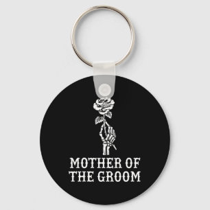 Chaveiro Mãe Do Noivo Esqueleto Gótico Solteiro Casamento