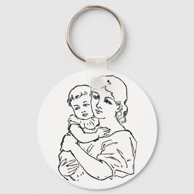 Chaveiro Mãe e Filho (Frente)