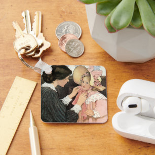 Chaveiro Mãe e Filho Antigos por Jessie Willcox Smith