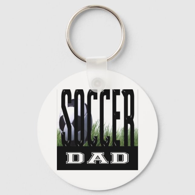 Chaveiro Mãe e Pai de futebol (Frente)
