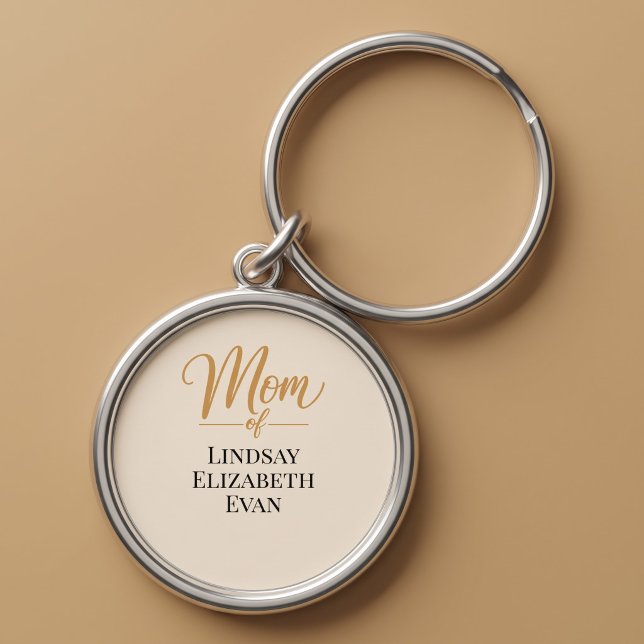 Chaveiro Mãe Elegante Personalizada (Criador carregado)
