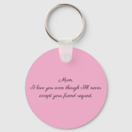 Chaveiro Mãe, eu te amo