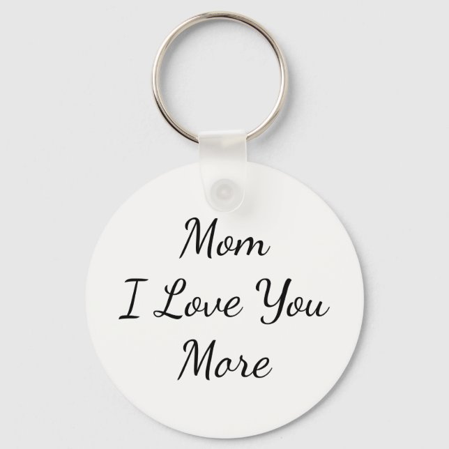 Chaveiro Mãe, Eu Te Amo Mais (Frente)