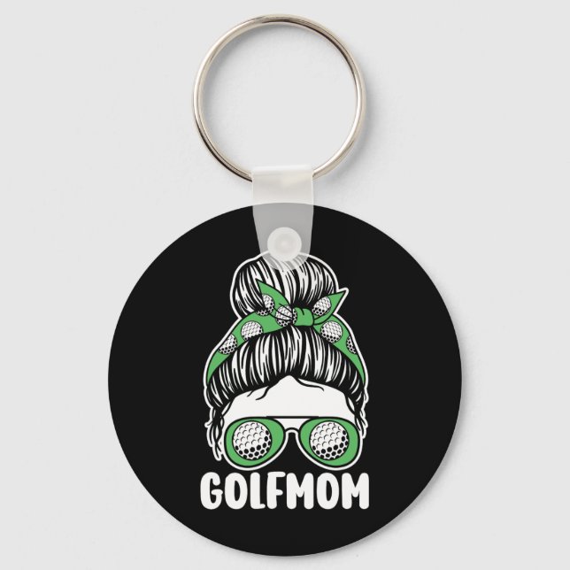 Chaveiro Mãe Golfer Mãe Golfe Golfe (Frente)