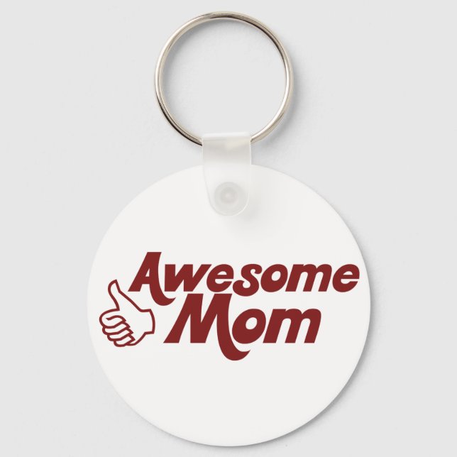 Chaveiro Mãe incrível para Dia de as mães (Frente)