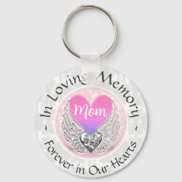 Chaveiro Mãe Memorial Heart Keychain