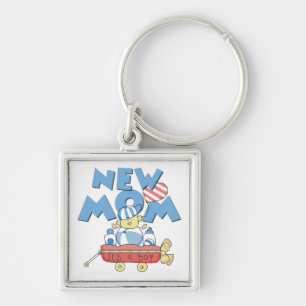 Chaveiro Mãe nova, é um garoto presente
