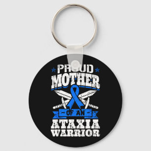 Chaveiro Mãe Orgulhosa de um Guerreiro Contra Ataxia Fita d