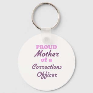 Chaveiro Mãe orgulhosa de um oficial de correções