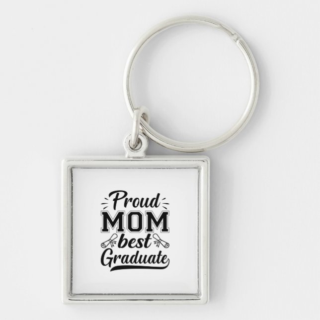 Chaveiro Mãe Orgulhosa Dona do Melhor Formando da Mãe (Frente)