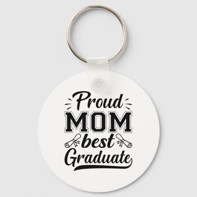 Chaveiro Mãe Orgulhosa Dona do Melhor Formando da Mãe (Frente)
