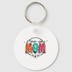 Chaveiro Mãe Presente Eu Te Amo Mãe