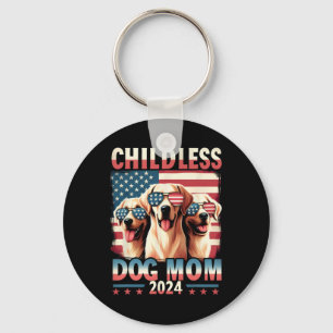 Chaveiro Mãe Sem Filhos Mãe de Cachorro 2024 Kamala Harris