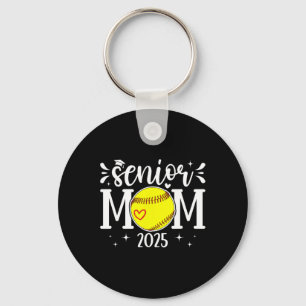 Chaveiro Mãe Sênior de Softball de um Jogador de Softball S