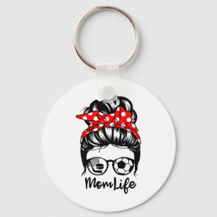 Chaveiro Mãe Vida Mensageira Cabelo Engraçado Soccer Hockey
