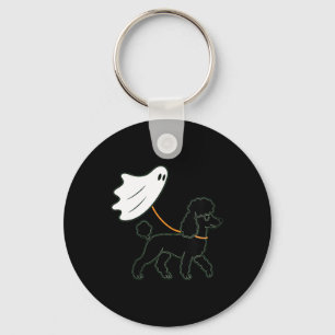 Chaveiro Mães de Cachorro - Poodle Preto Voador Fantasma Fe
