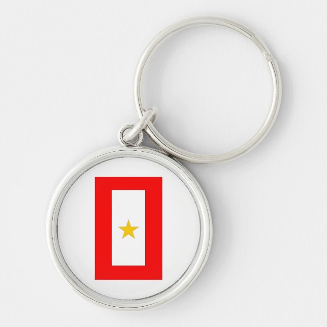 CHAVEIRO MÃES DE ESTRELA DOURADO (Frente)