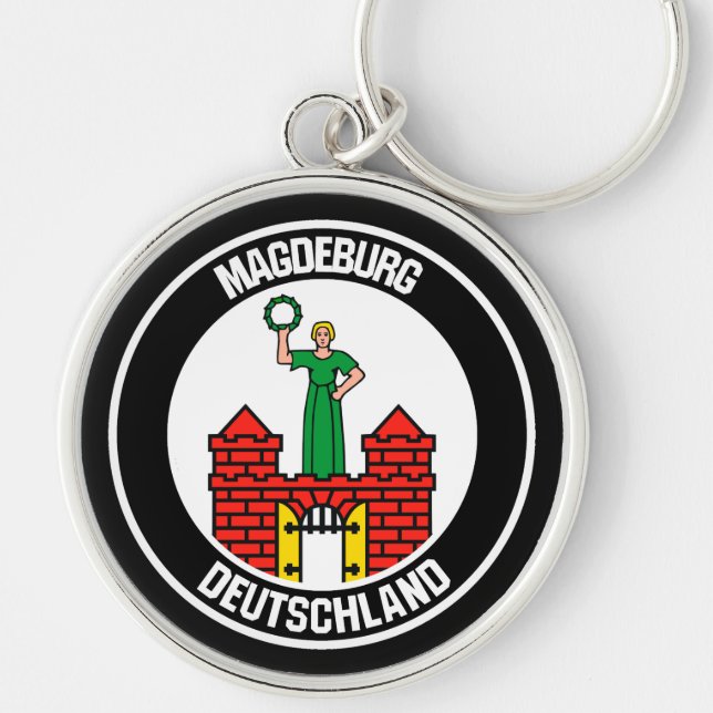 Chaveiro Magdeburg Round Emblem (Frente)
