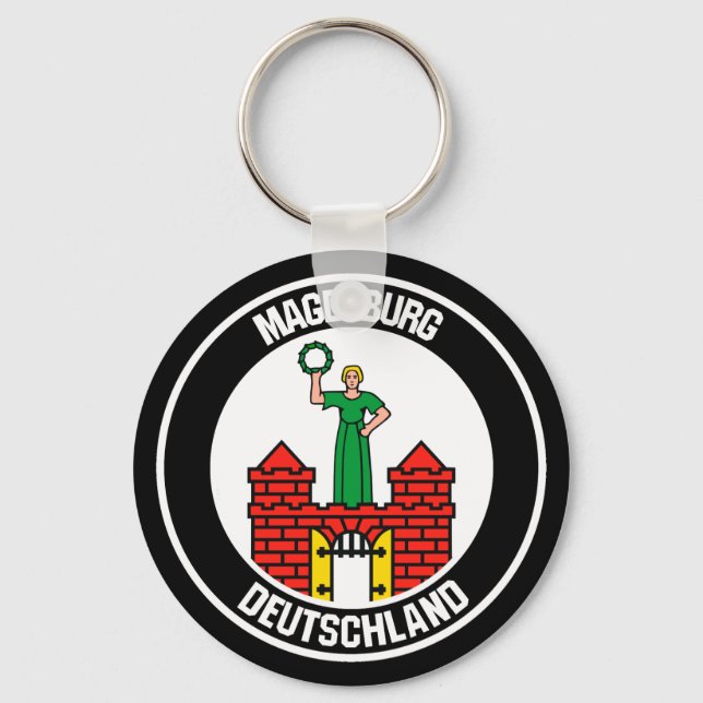 Chaveiro Magdeburg Round Emblem (Frente)
