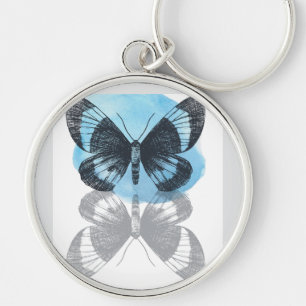 Chaveiro Magia da borboleta azul.
