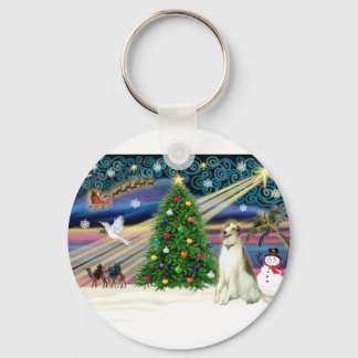 Chaveiro Magia de Natal-Borzoi