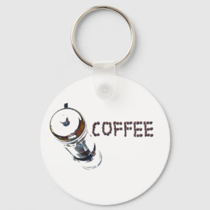 Chaveiro Magia do CaféDesfrute, 'primeira coisa da manhã',