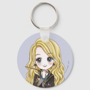 Chaveiro Magia Luna Lovegood Watercolor