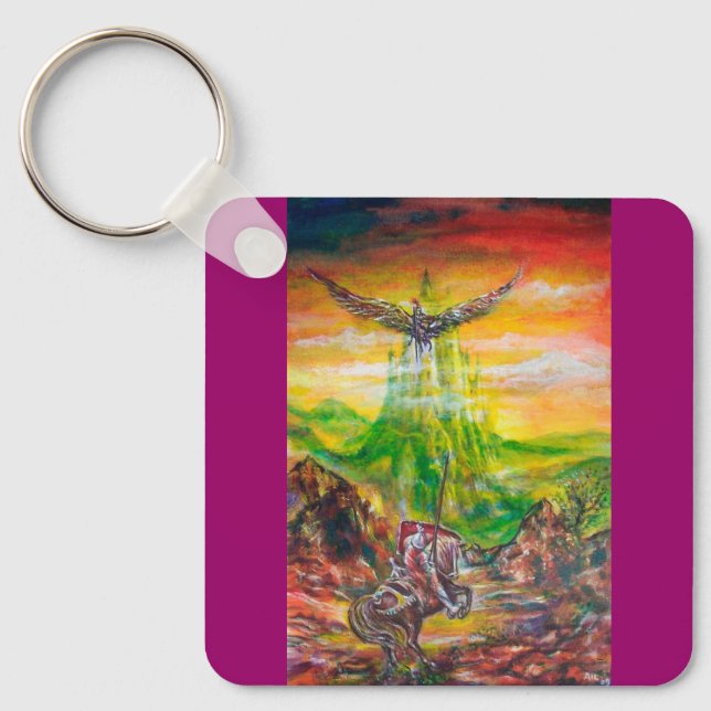 CHAVEIRO MAGIC DUEL ENTRE BRADAMANT E NEGROMANCER (Frente)