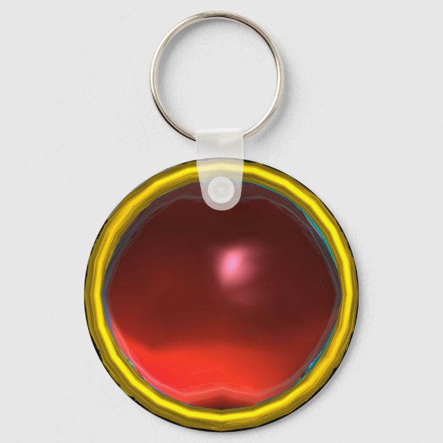 CHAVEIRO MAGIC RED RUBY GEMSTONE (Frente)