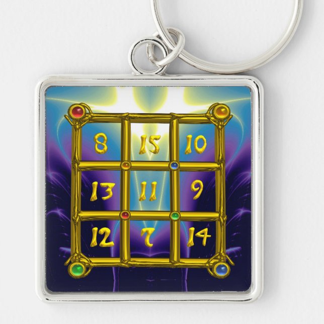 Chaveiro MAGIC SQUARE 33, Blue Purple Black (Frente)