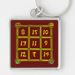 Chaveiro MAGIC SQUARE 33, Vermelho