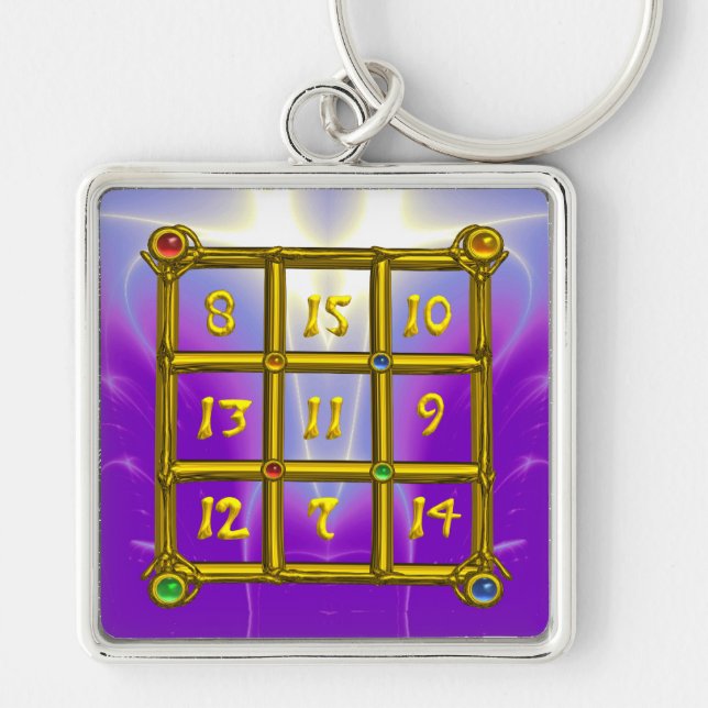 Chaveiro MAGIC SQUARE 33, Violet Purple (Frente)