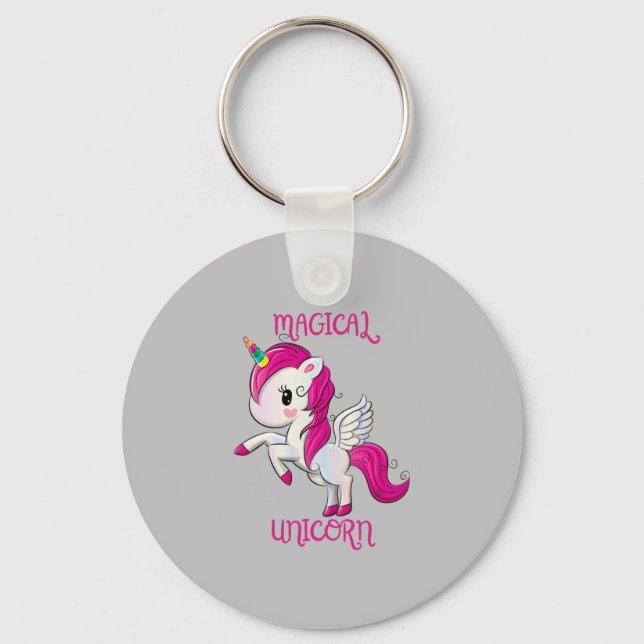 Chaveiro Magic Unicorn Lover Fan Club (Frente)