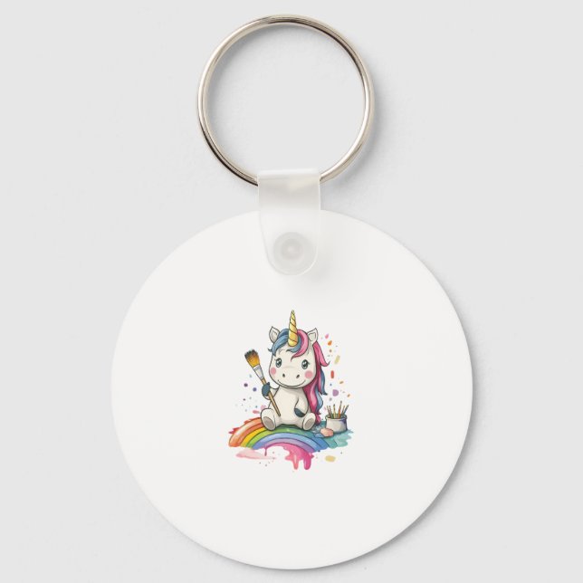 Chaveiro Magical Painter Unicorn (1) (Frente)