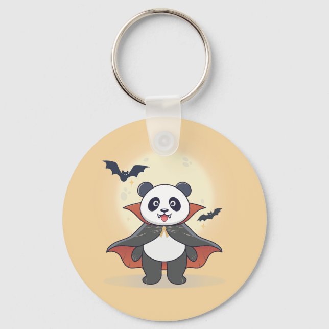 Chaveiro Mago Panda Caprichoso com Chapéu Mágico (Frente)