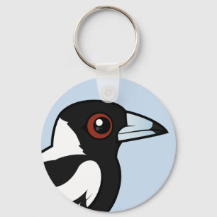 Chaveiro Magpie australiano de Birdorable